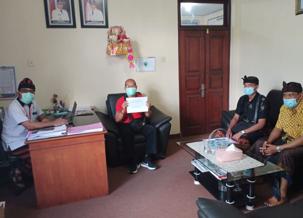 Koordinasi dengan Kepala Dinas Kesehatan Kabupaten Tabanan terkait kondisi bangunan Puskesmas Pemban
